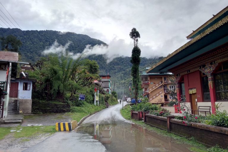 The hamlet of Yuksom at the edge of the Khangchendzonga National Park, Sikkim.